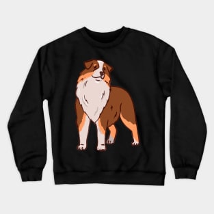 Red Tri Aussie Crewneck Sweatshirt